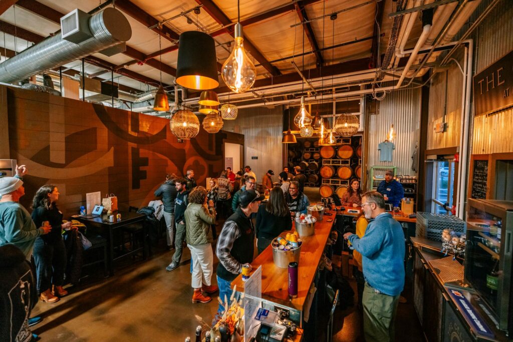 Event at The Cellars. Photo Credit: Mat Trogner c/o Allagash Brewing Co