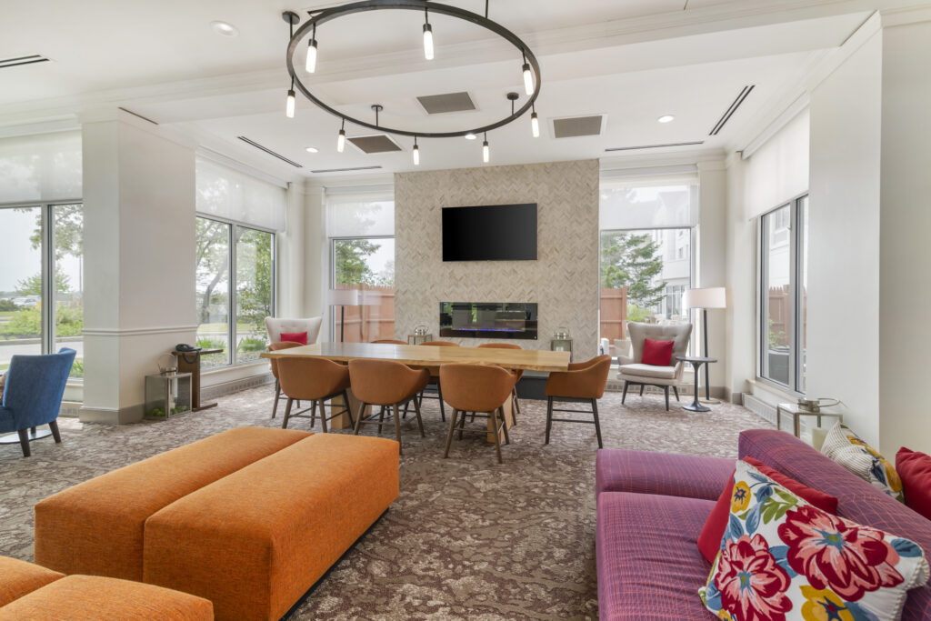 Lobby. Photo Provided by Hilton Garden Inn Portland Airport