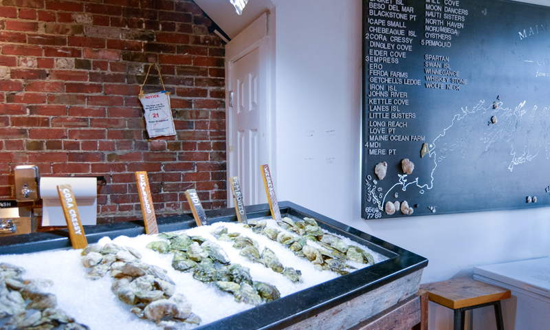 Maine Oyster Co. Photo Credit: Lauren Peters at Visit Portland