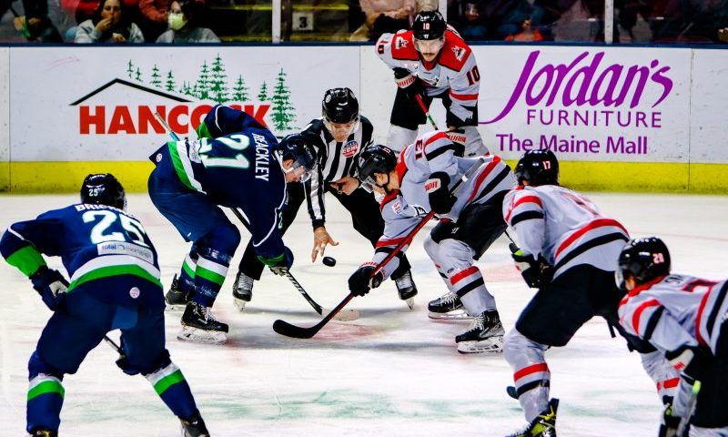 Maine Mariners Hockey, Photo Credits: Bill O'Malley